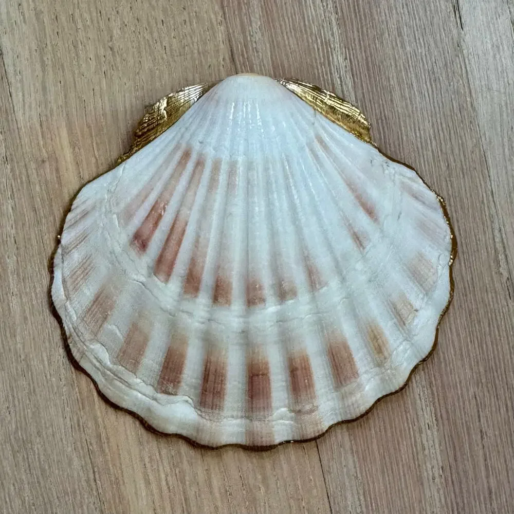 Italian Summer Shell Trinket Dish | Citrus Chinoiserie Jewelry Holder